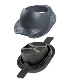 Прохідний елемент Vilpe AALTO 2K для труб Ø110-160 Сірий