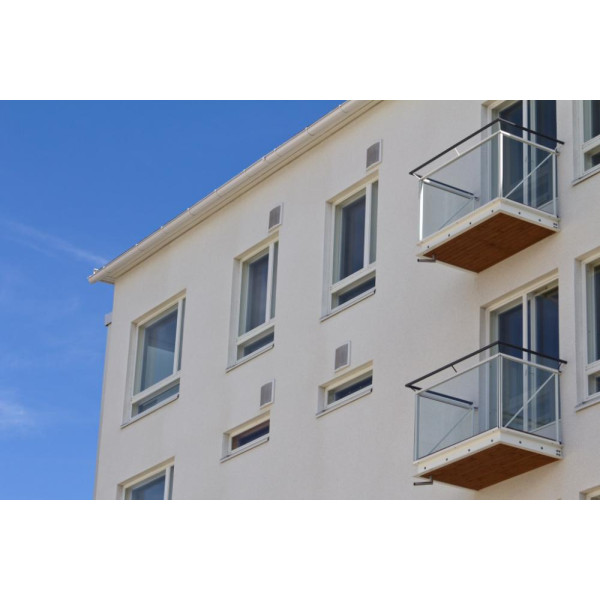 Зовнішня вентиляційна решітка Vilpe 150х150 Сірий