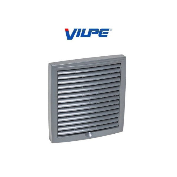 Зовнішня вентиляційна решітка Vilpe 150х150 Сірий