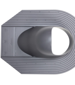 Прохідний елемент HUOPA/SLATE для труб Ø110-160 Чорний