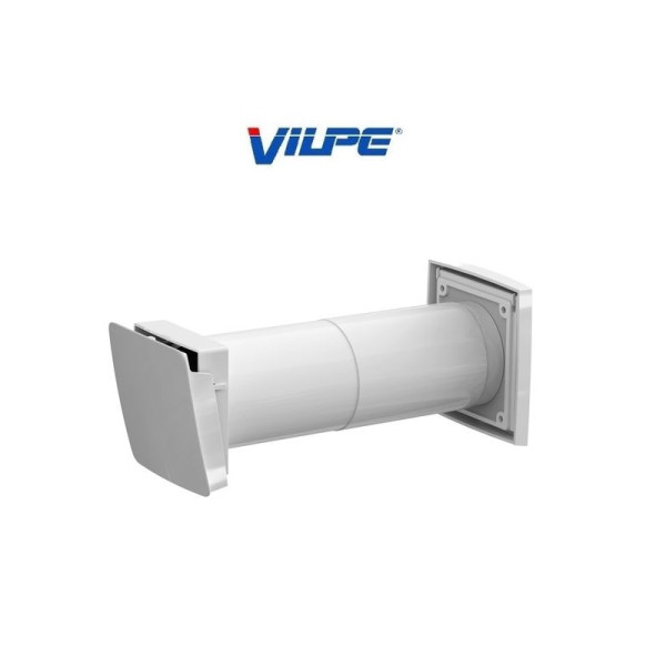 Стіновий припливний клапан з термостатом Vilpe Wive 100 Білий