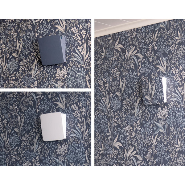 Стіновий припливний клапан з термостатом Vilpe Wive 100 Білий