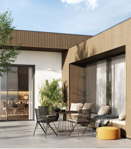 Фасадні панелі VOX Fronto MAX колір Дуб медовий