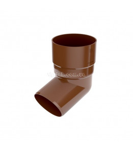 Коліно труби BRYZA Ø110 колір Коричневий