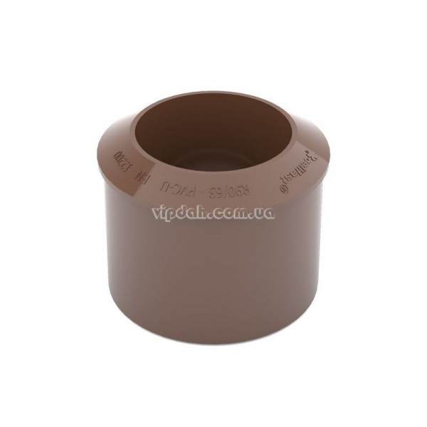Перехідник труби 110/90 BRYZA Ø110 колір Коричневий