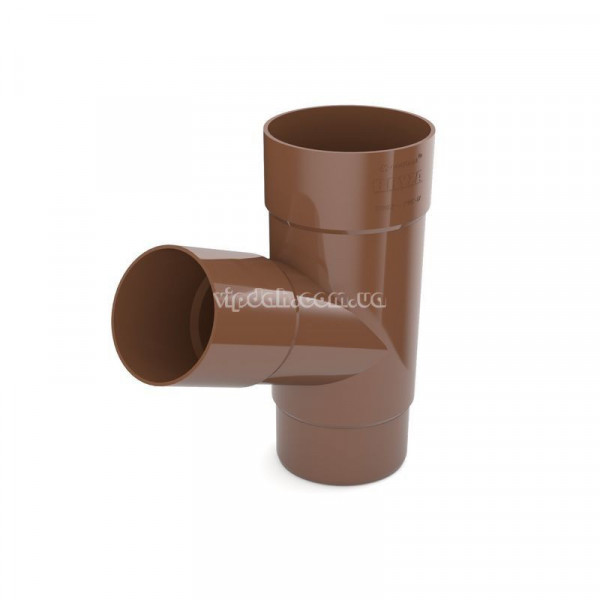 Трійник 67° 90/90 BRYZA Ø90 колір Коричневий