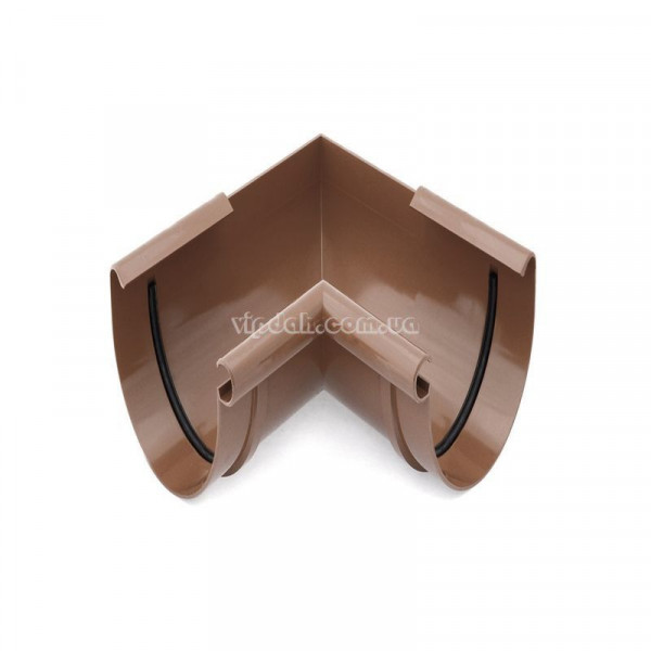 Кут ринви внутрішній 90 ° BRYZA Ø75 колір Коричневий