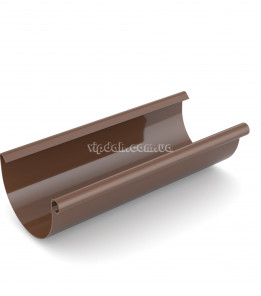 Ринва BRYZA довжина 3М Ø125 колір Коричневий