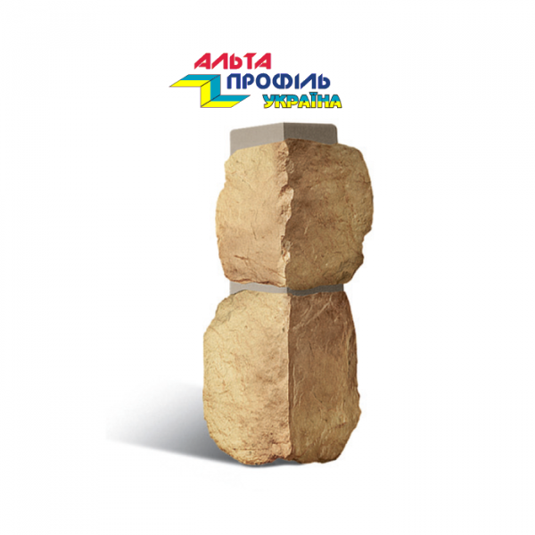 Планка зовнішнього кута Бутовий камінь Alta-Profil