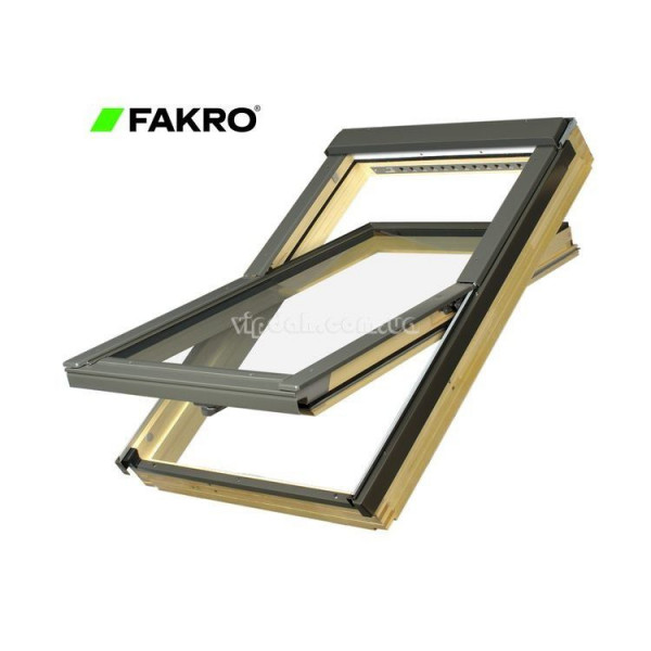 FAKRO Standart FTZ-V U2 з дерева c центральною віссю повороту