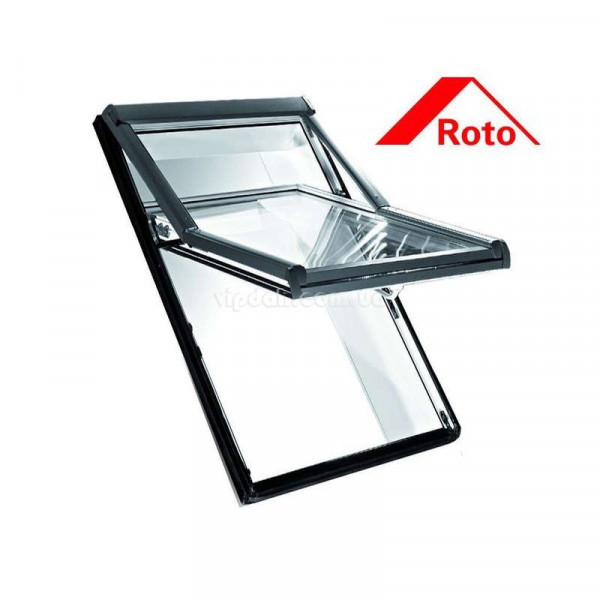 Roto Designo R75 з дерева з піднятою на 3/4 віссю повороту