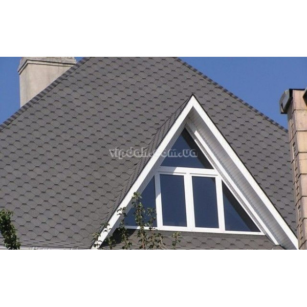 Бітумна черепиця IKO Armourshield Plus 01 Black