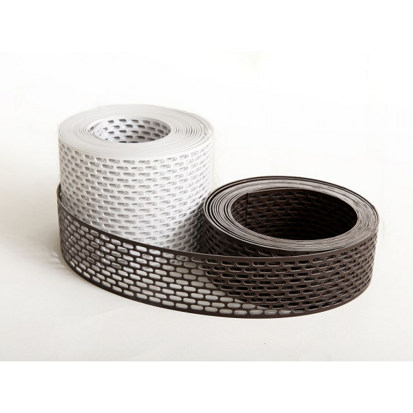 Перфорована стрічка карнизного звису GRID ROOF 100мм колір Чорний