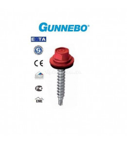 Саморіз кольоровий покрівельний GUNNEBO по дереву 4,8х35мм