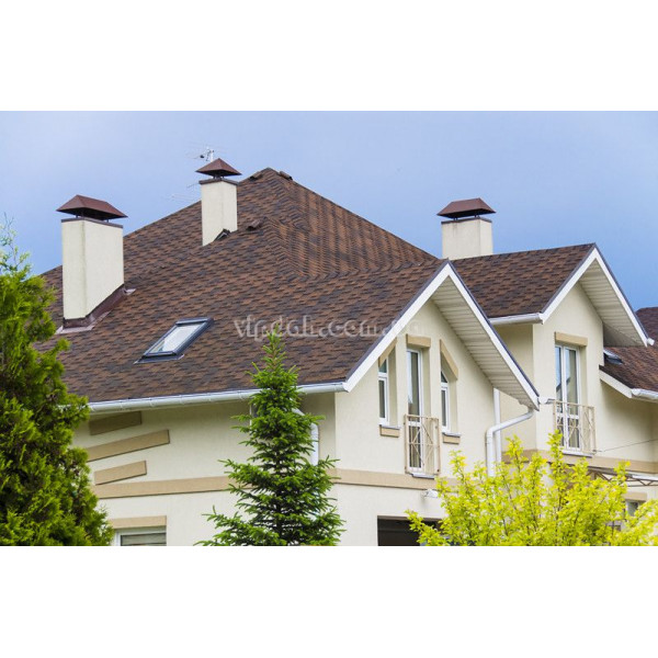 Бітумна черепиця Katepal Rocky мідний відлив