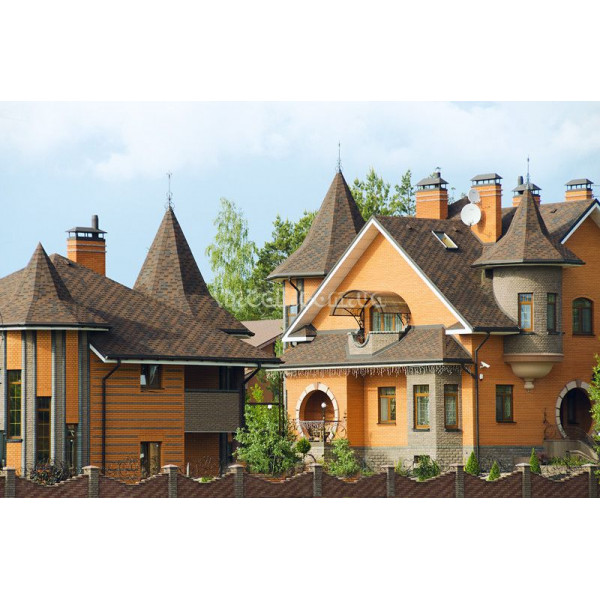 Бітумна черепиця Katepal Rocky мідний відлив