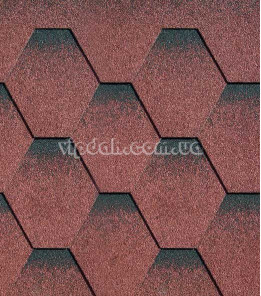 Бітумна черепиця Katepal Katrilli осінній червоний