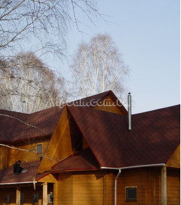 Бітумна черепиця Katepal Katrilli осінній червоний