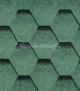 Бітумна черепиця Katepal Katrilli зелень мохова