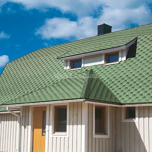 Бітумна черепиця Katepal Katrilli зелень мохова