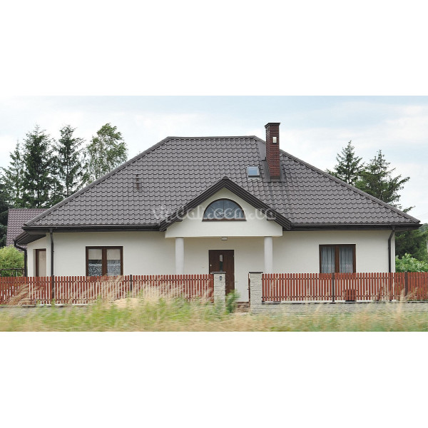 Металочерепиця Шафір Прушиньскі 0,50мм Arcelor Польща/Німеччина матова