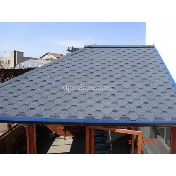 Бітумна черепиця IKO Armourshield Plus 01 Black