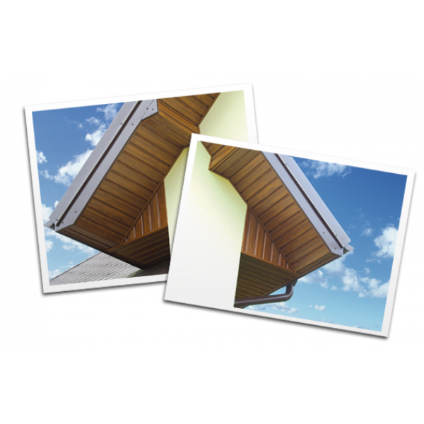 Софіт Asko Neo без перфорації колір Горіх