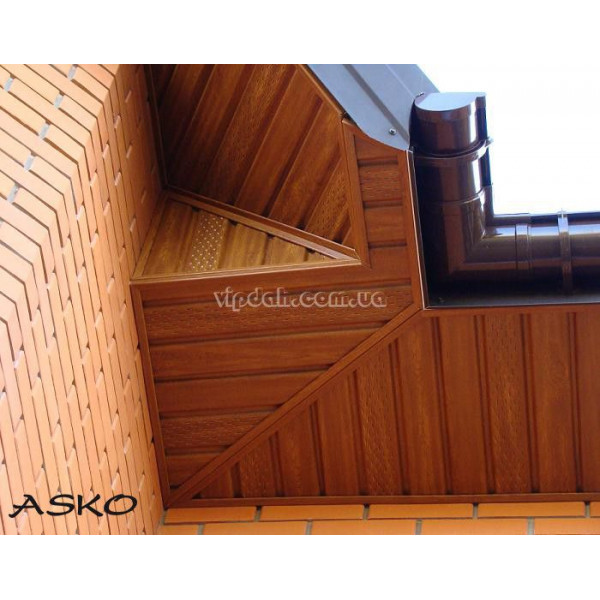 Софіт Asko Neo без перфорації колір Горіх