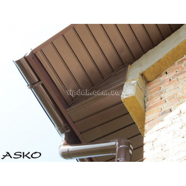 Софіт Asko Neo без перфорації колір Горіх