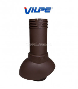 Вентиляційний вихід Vilpe 300мм, Ø110 неутеплений Коричневий