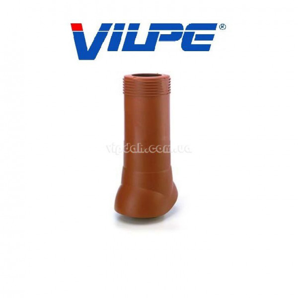 Вентиляційний вихід Vilpe 350мм, Ø110 утеплений Цегляний