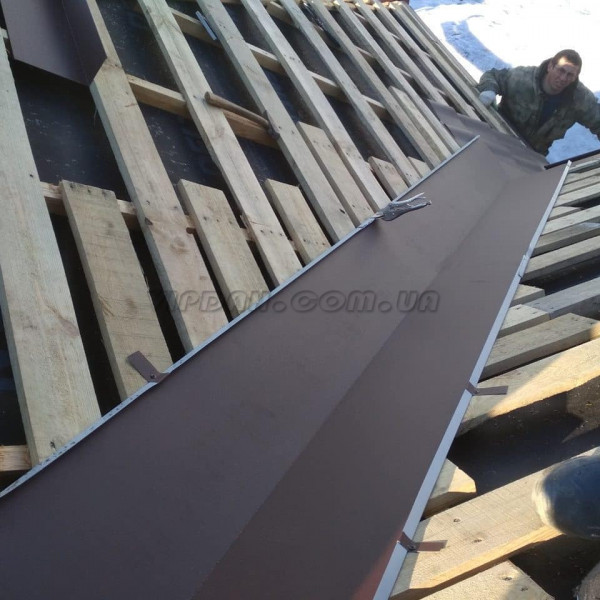 ПЛАНКА ВНУТРІШНЬОГО стику (ендова) нижня велика L = 2000