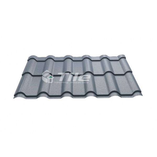 Металочерепиця Ретро Словаччина 0,50 мм темно-зелений 6005 мат розмір під замовлення