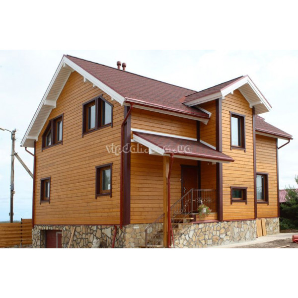 Бітумна черепиця Katepal Rocky червоний граніт