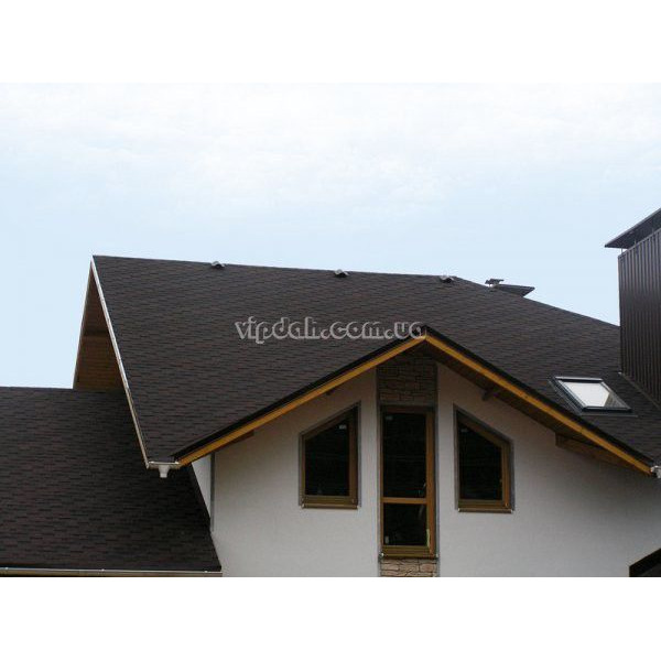 Бітумна черепиця Katepal Rocky стиглий каштан