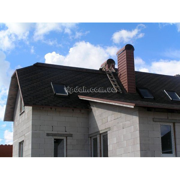 Бітумна черепиця Katepal Rocky стиглий каштан