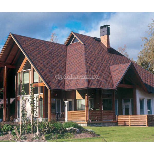 Бітумна черепиця Katepal Rocky мідний відлив