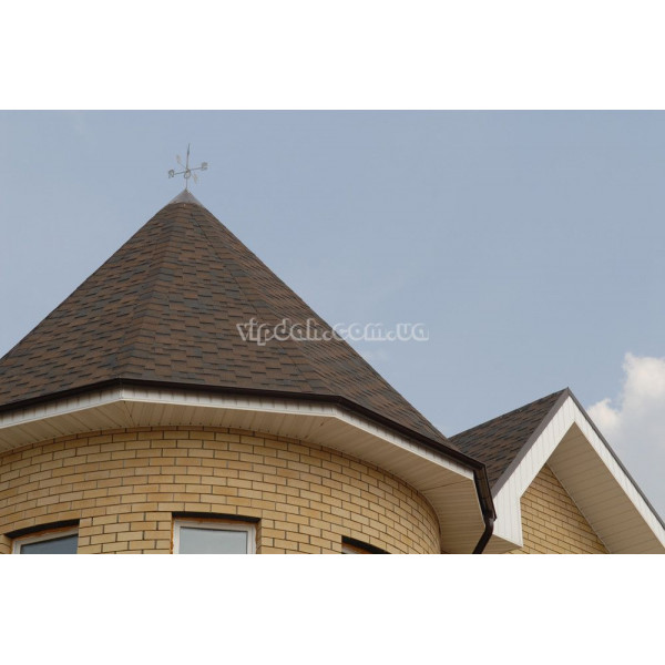 Бітумна черепиця Katepal Rocky мідний відлив