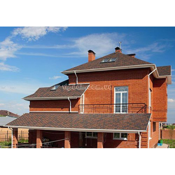 Бітумна черепиця Katepal Rocky мідний відлив