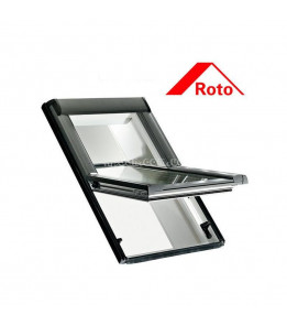 Roto Designo R48 з дерева з центральною віссю повороту стулки