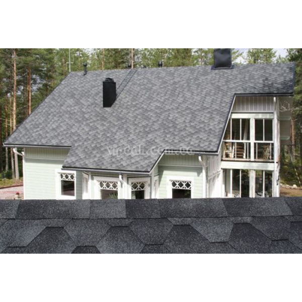 Бітумна черепиця Katepal Jazzy сірий