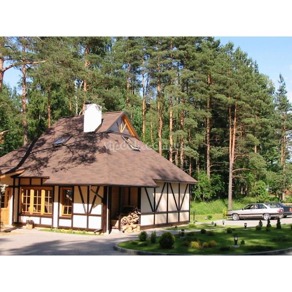 Бітумна черепиця IKO Superglass 3TAB 01 Black