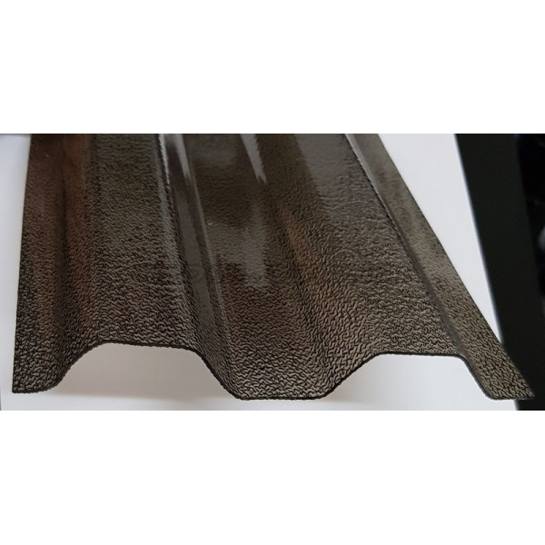 Полікарбонатний шифер Rober трапеція бронзова 0,8 мм