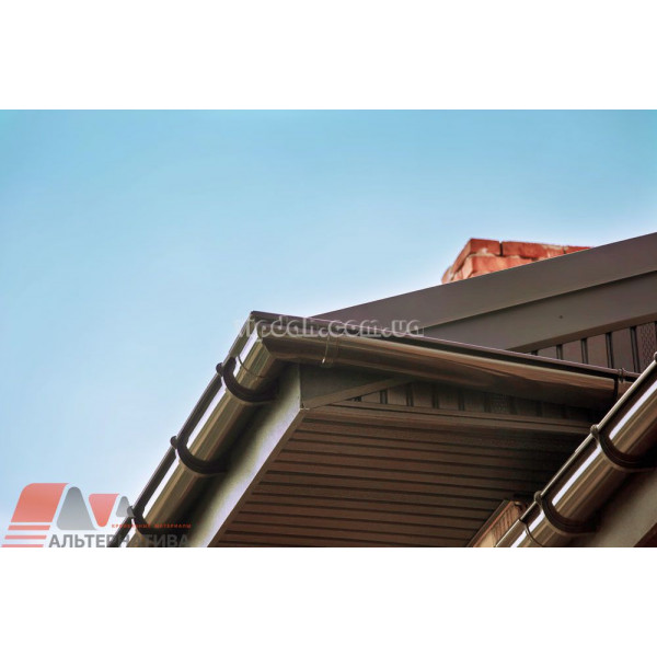 Кут ринви зовнішній від 100° до 170° під замовлення PROFiL Ø90 колір Коричневий