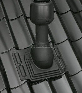 Прохідний елемент Vilpe PELTI для труб Ø110-160 Чорний