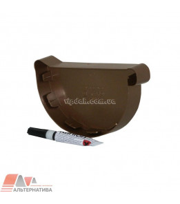 Заглушка зовнішня права Wavin Ø160