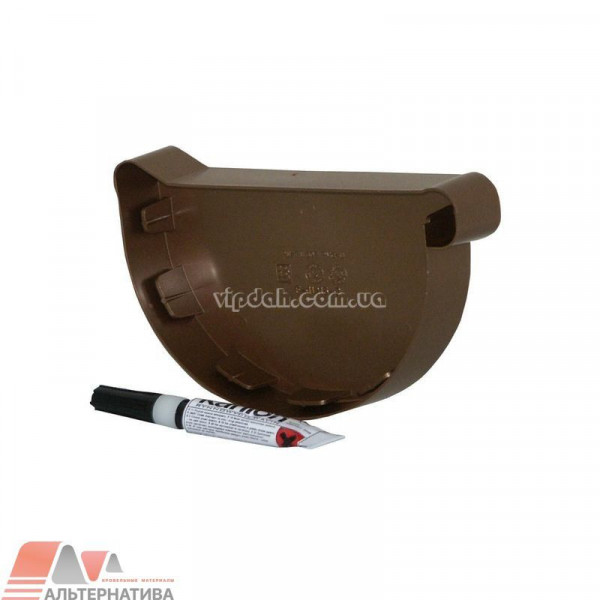 Заглушка зовнішня права Wavin Ø160