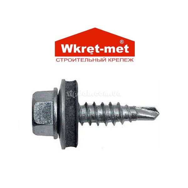 Саморіз оцинк покрівельний Wkret-met по металу 4,8х19мм