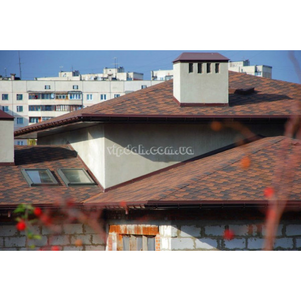 Бітумна черепиця Акваізол Мозаїка Альпійський луг