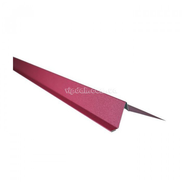 Планка вітрова пряма для бітумної черепиці L = 2000